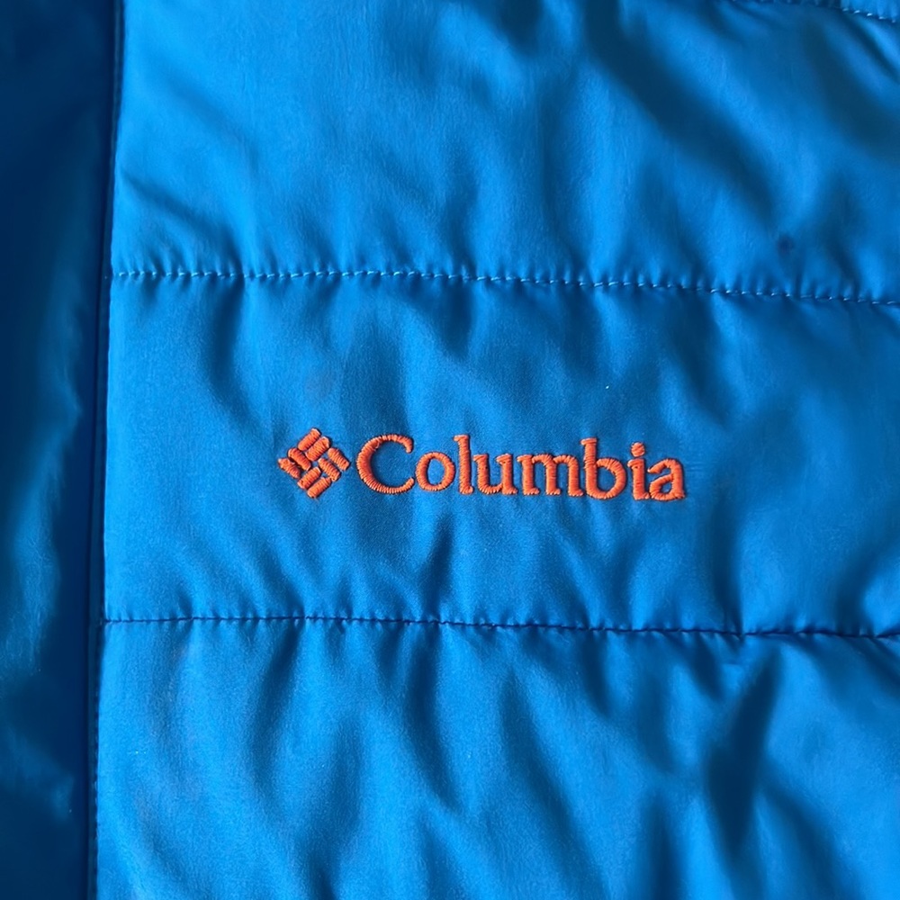 Blue and orange Columbia puffer - Picture 2 of 7